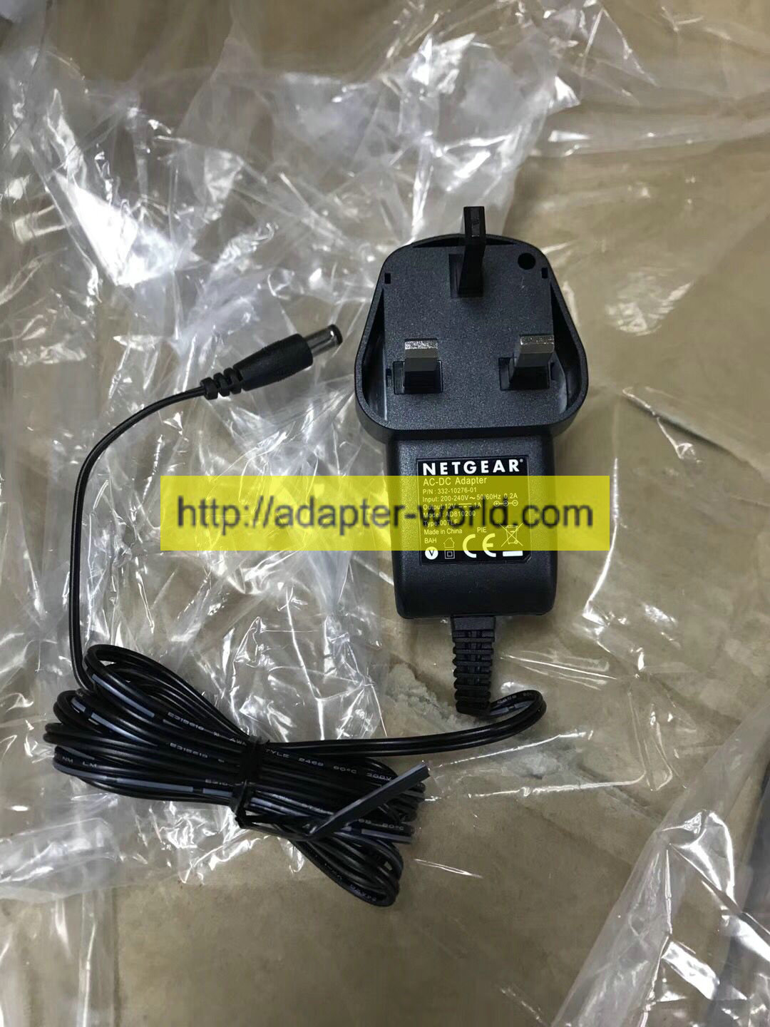 *100% Brand NEW* NETGEAR 12V--1A 50-60Hz 0.2A AD810200 332-10276-01 AC-AD ADAPTER Power Adapter Free shipping!